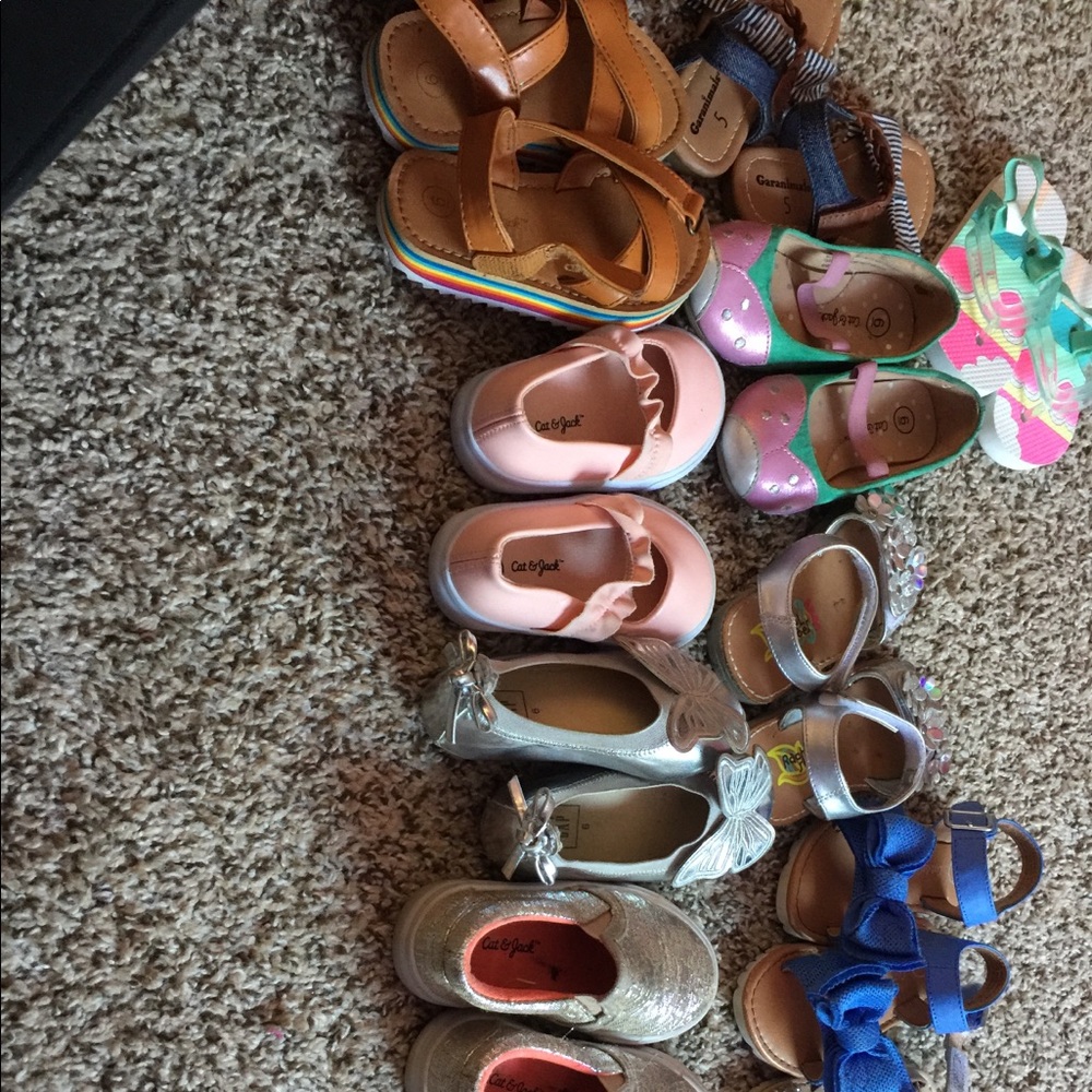 Toddler girl Sandals size 4,5,&6